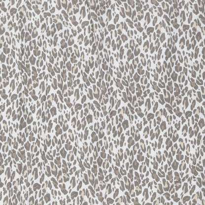 BiBA Womens White Animal Print Viscose A-Line Size S Halter