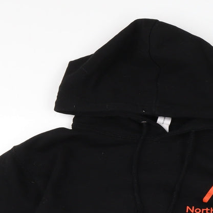Mens UK Size S JustHoods Black Pullover Hoodie