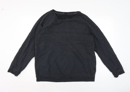 Gap Womens Grey Cotton Pullover Sweatshirt Size L
