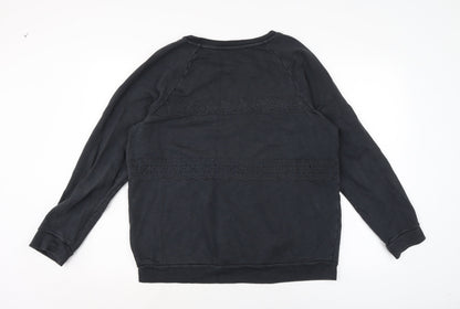 Gap Womens Grey Cotton Pullover Sweatshirt Size L