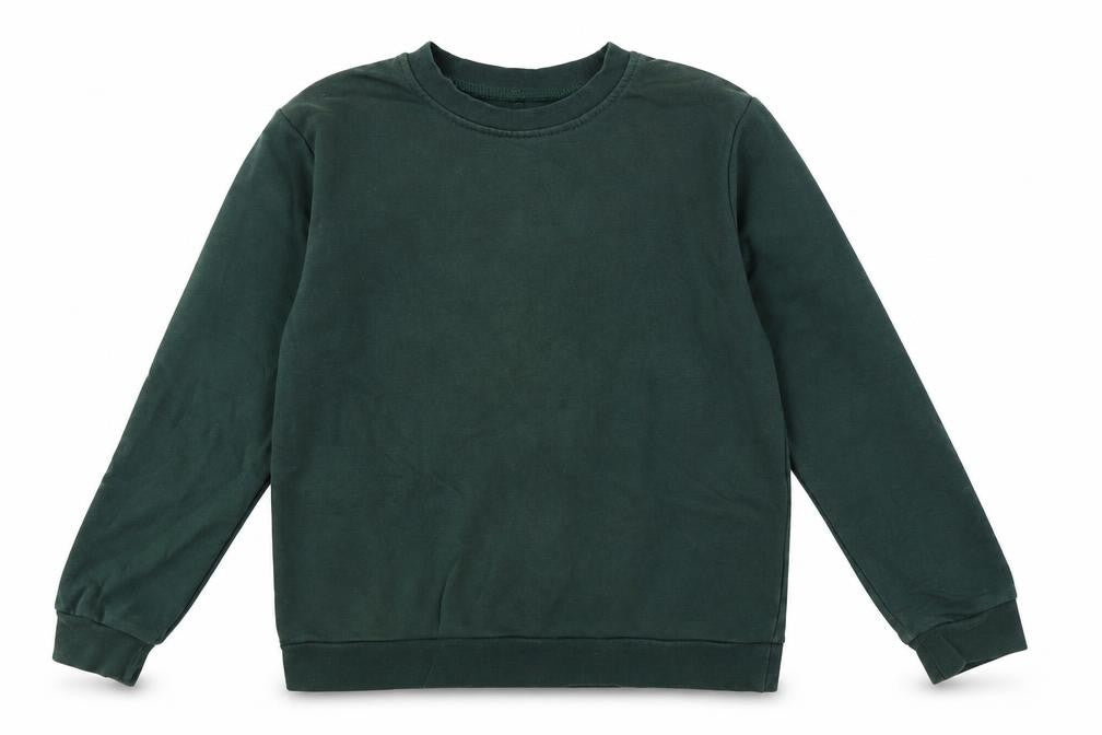 George Boys Green Cotton Pullover Sweatshirt Size 10-11 Years