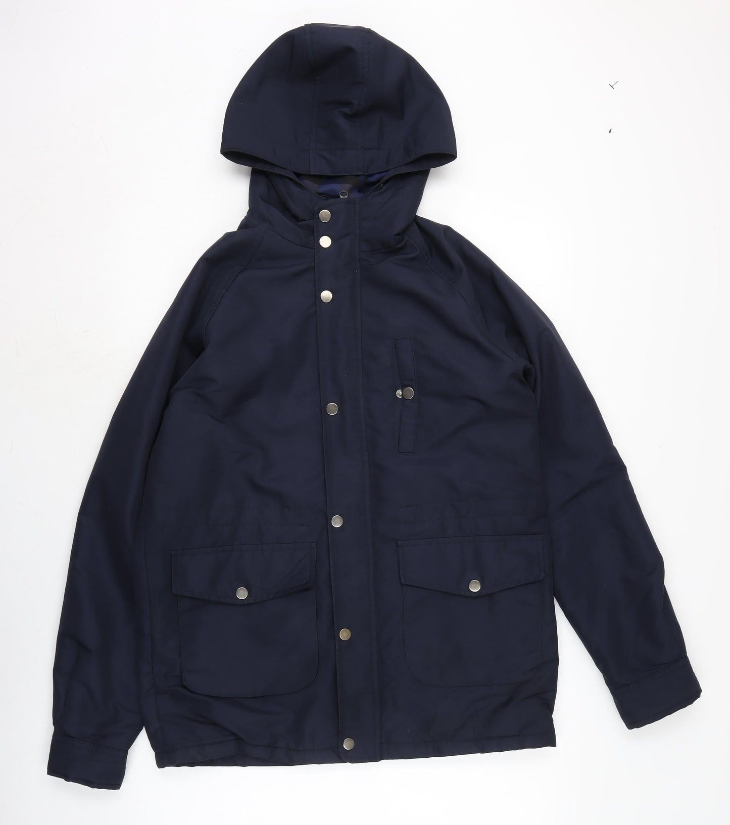 Mens UK Size XS Topman Blue Anorak Coat