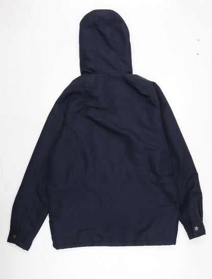 Mens UK Size XS Topman Blue Anorak Coat