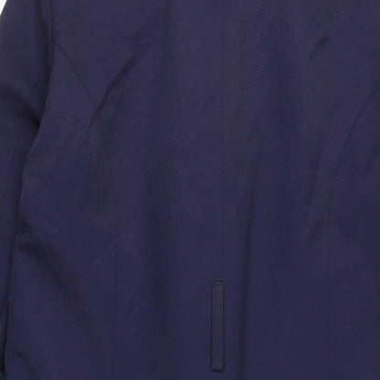 Womens UK Size 16 Per Una Blue Overcoat
