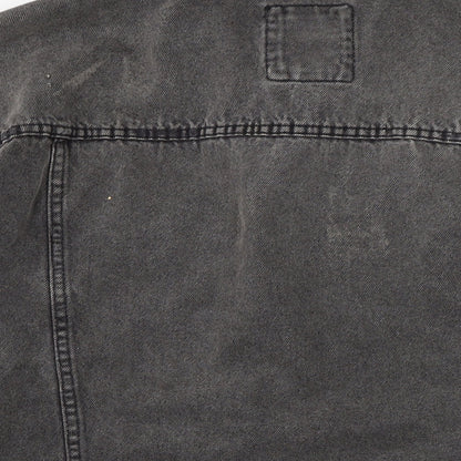 Mens UK Size M New Look Grey Biker Coat