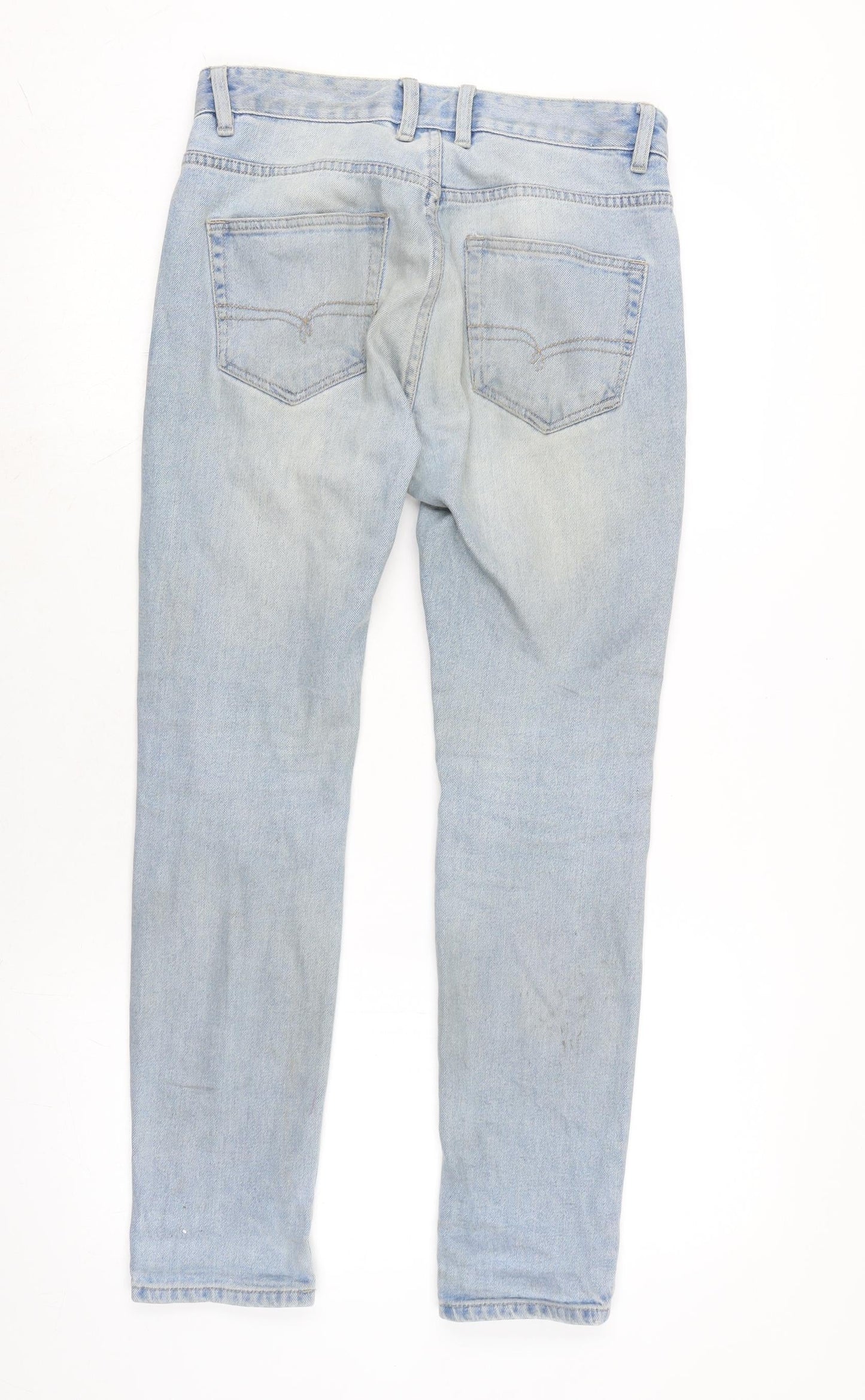 Mens UK Size 28 in NEXT Regular Fit Skinny Blue Jeans