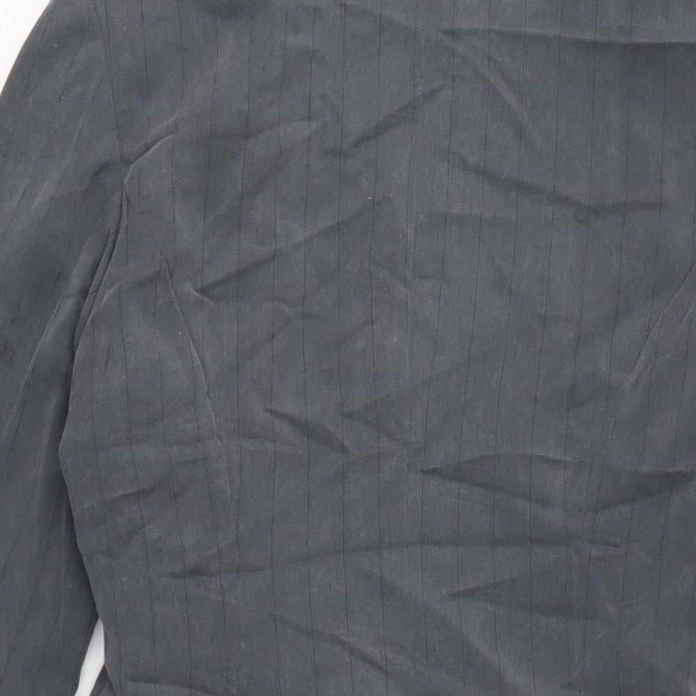 Unit 7 Womens Grey Jacket Size 12 Button