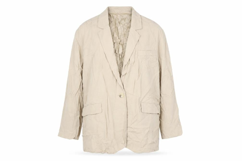 Womens UK Size L Zara Beige Jacket