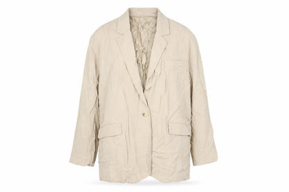 Womens UK Size L Zara Beige Jacket