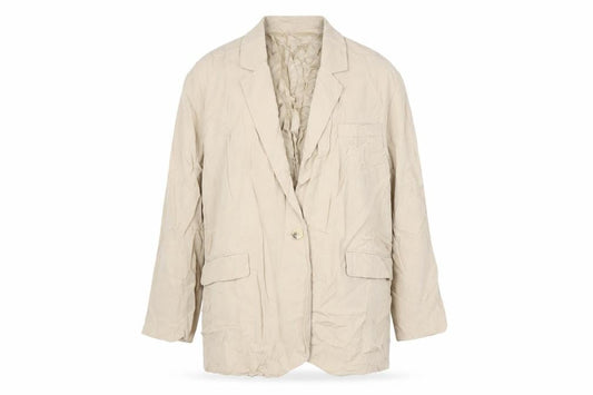 Womens UK Size L Zara Beige Jacket