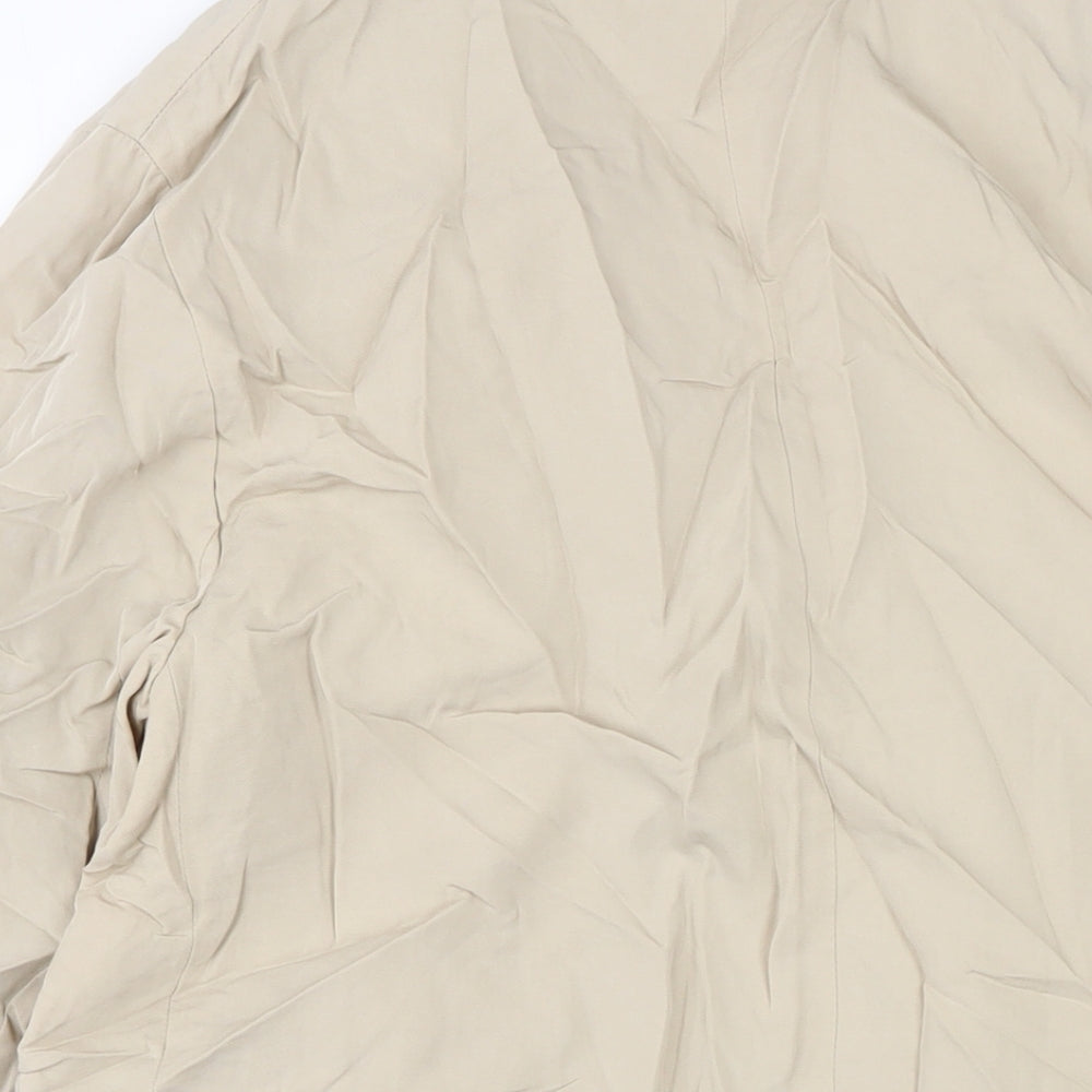 Womens UK Size L Zara Beige Jacket