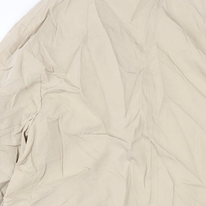 Womens UK Size L Zara Beige Jacket