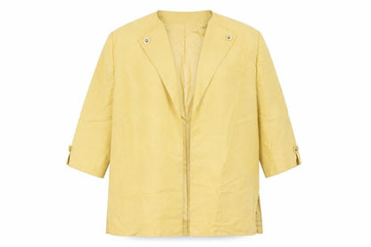Hardob Womens Yellow Kimono Jacket Size 18