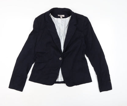 Womens UK Size 12 H&M Blue Jacket