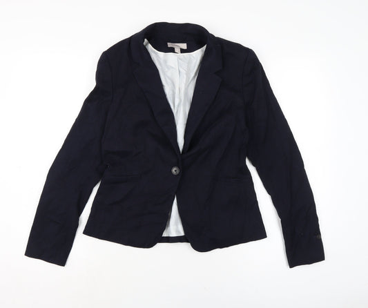 Womens UK Size 12 H&M Blue Jacket