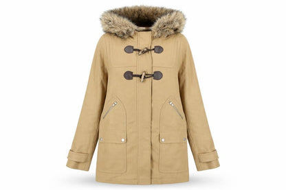 Next Womens Brown Overcoat Coat Size 10 Button