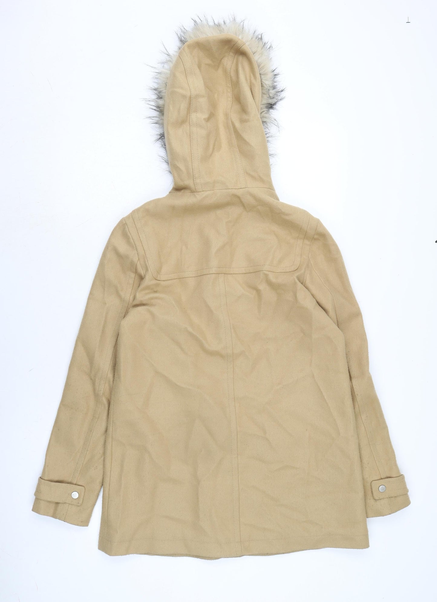 Womens UK Size 10 NEXT Brown Overcoat