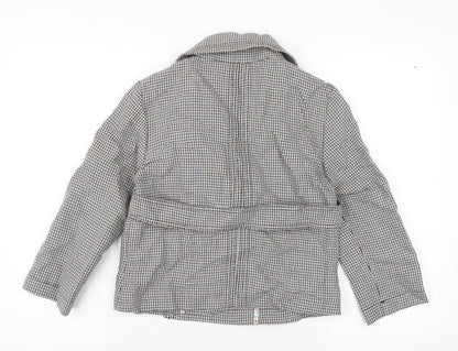 MAX&Co. Womens Grey Jacket Coatigan Size 10 Button
