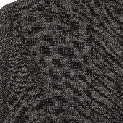 Planet Womens Brown Jacket Size 12 Button