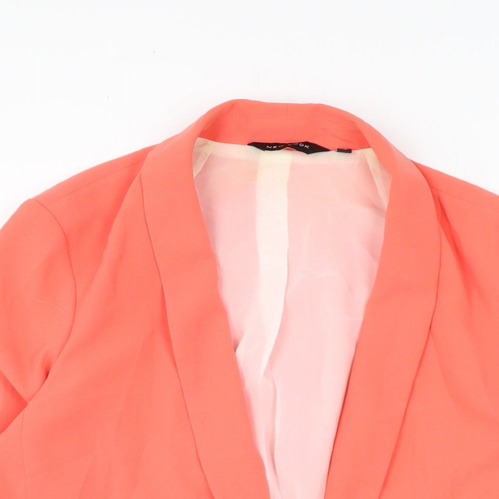 Womens UK Size 12 New Look Orange Jacket