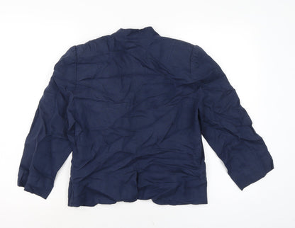 Great Plains Womens Blue Jacket Size L