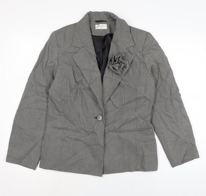 Womens UK Size 12 Bonmarché Grey Jacket