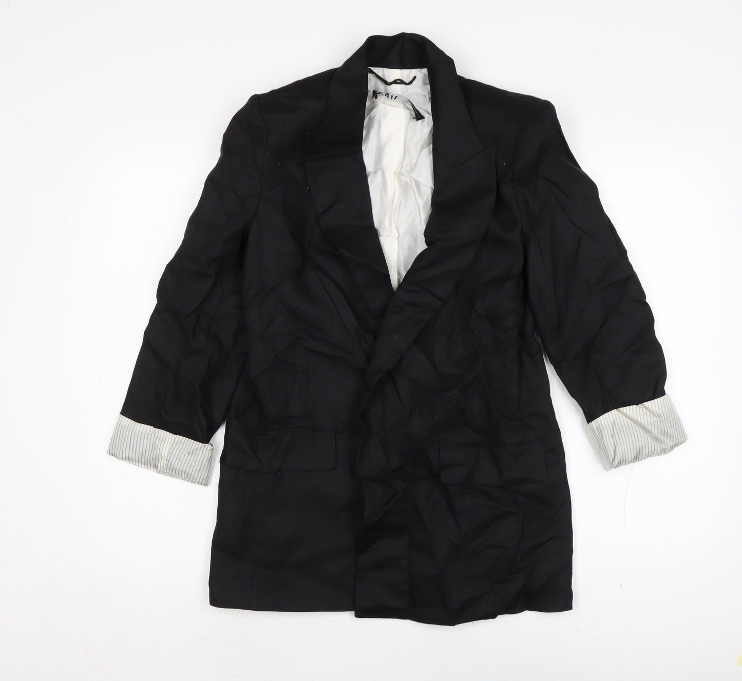 Womens UK Size S Zara Black Jacket