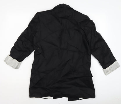 Womens UK Size S Zara Black Jacket