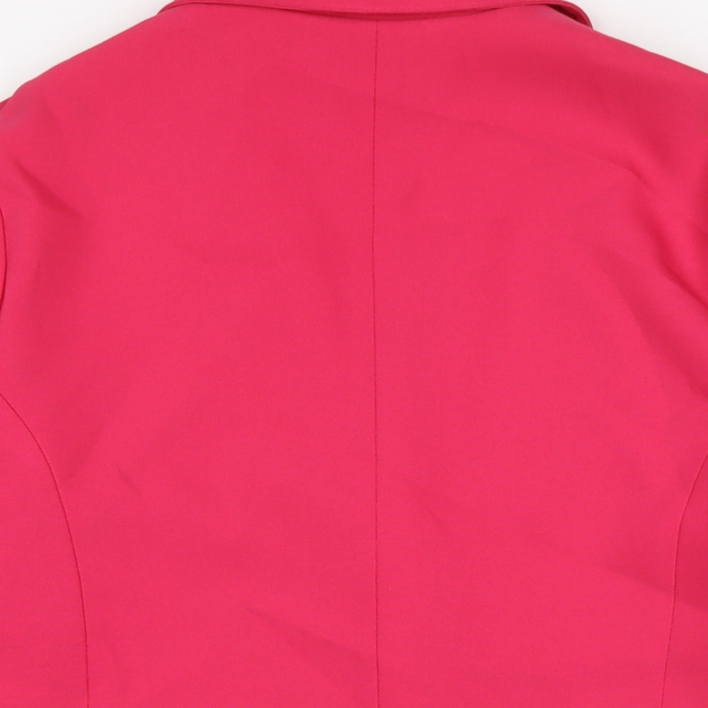 Smith & Jones Womens Pink Jacket Size 16 Button