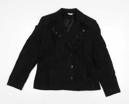 Womens UK Size 16 Klass Black Jacket
