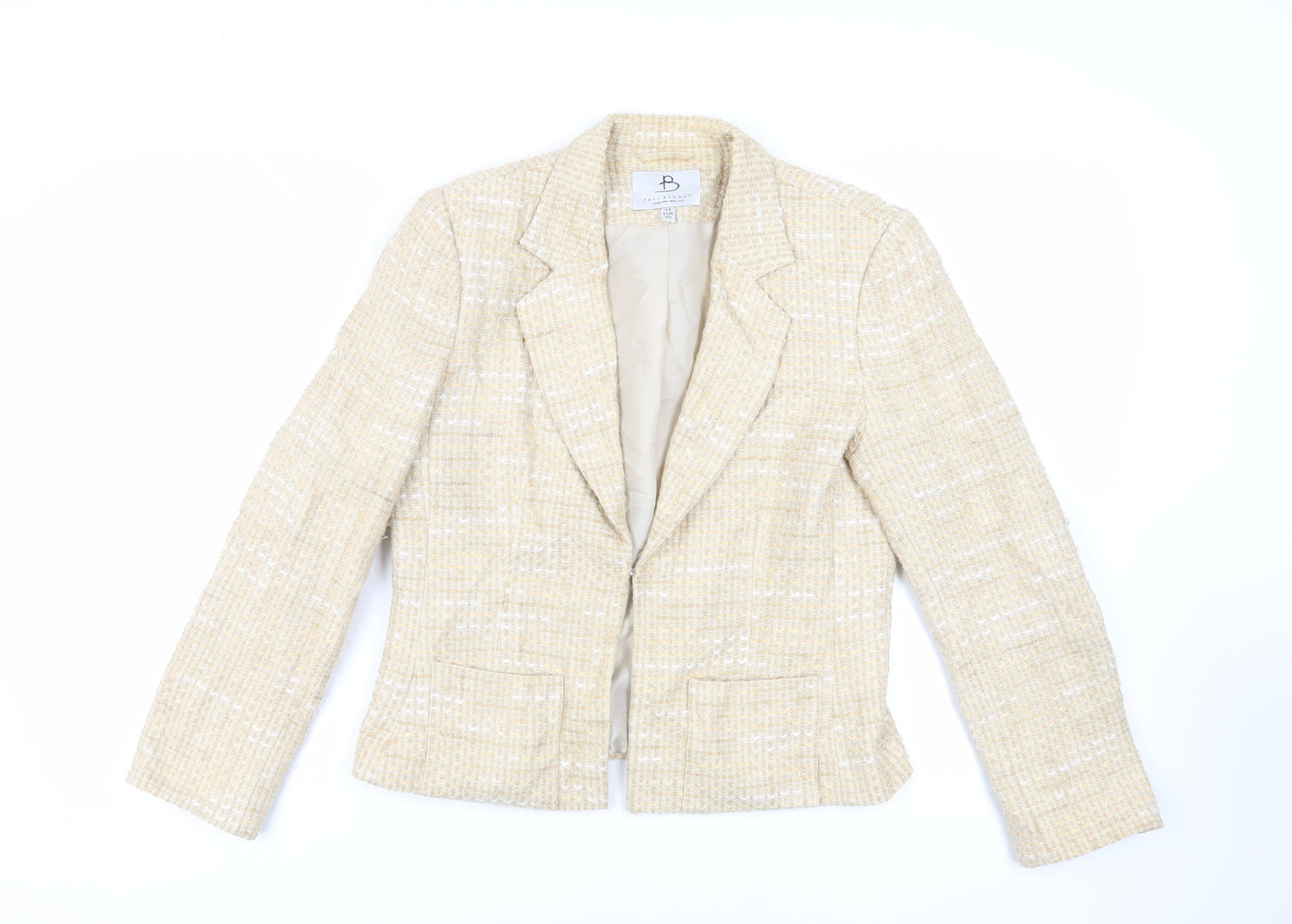 Womens UK Size 14 Paul Berman Beige Jacket