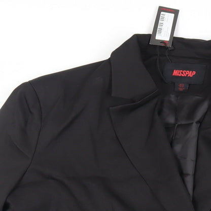 Womens UK Size 14 Misspap Black Jacket
