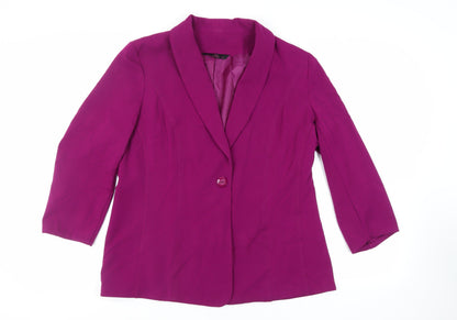 Womens UK Size 18 Hudson & Onslow Purple Jacket