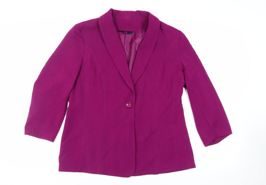 Womens UK Size 18 Hudson & Onslow Purple Jacket