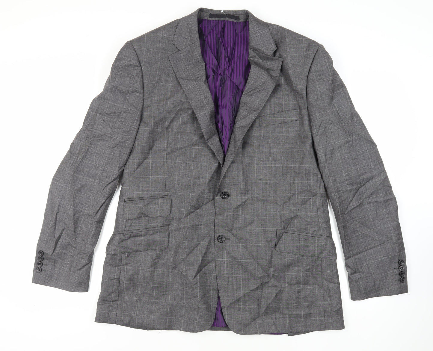 Mens UK Size 44 Marks and Spencer Regular Grey Suit Jacket