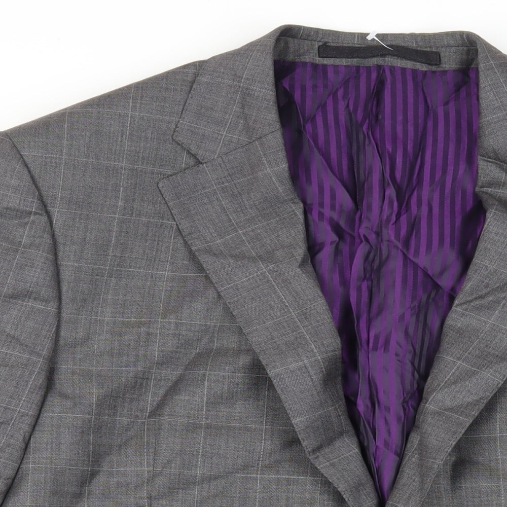 Mens UK Size 44 Marks and Spencer Regular Grey Suit Jacket