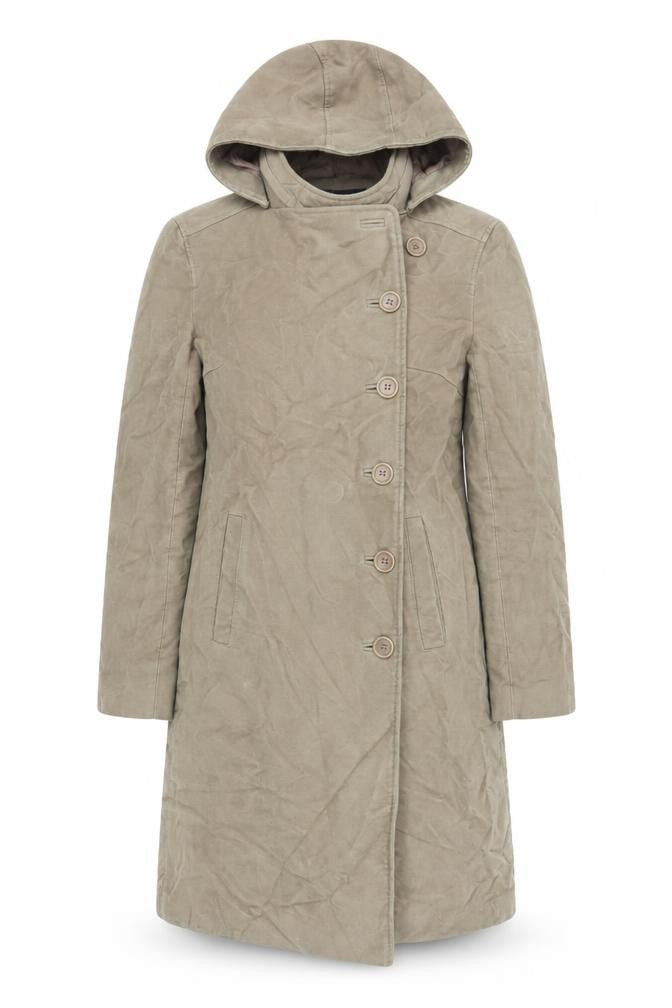 Womens UK Size 8 French Connection Beige Overcoat