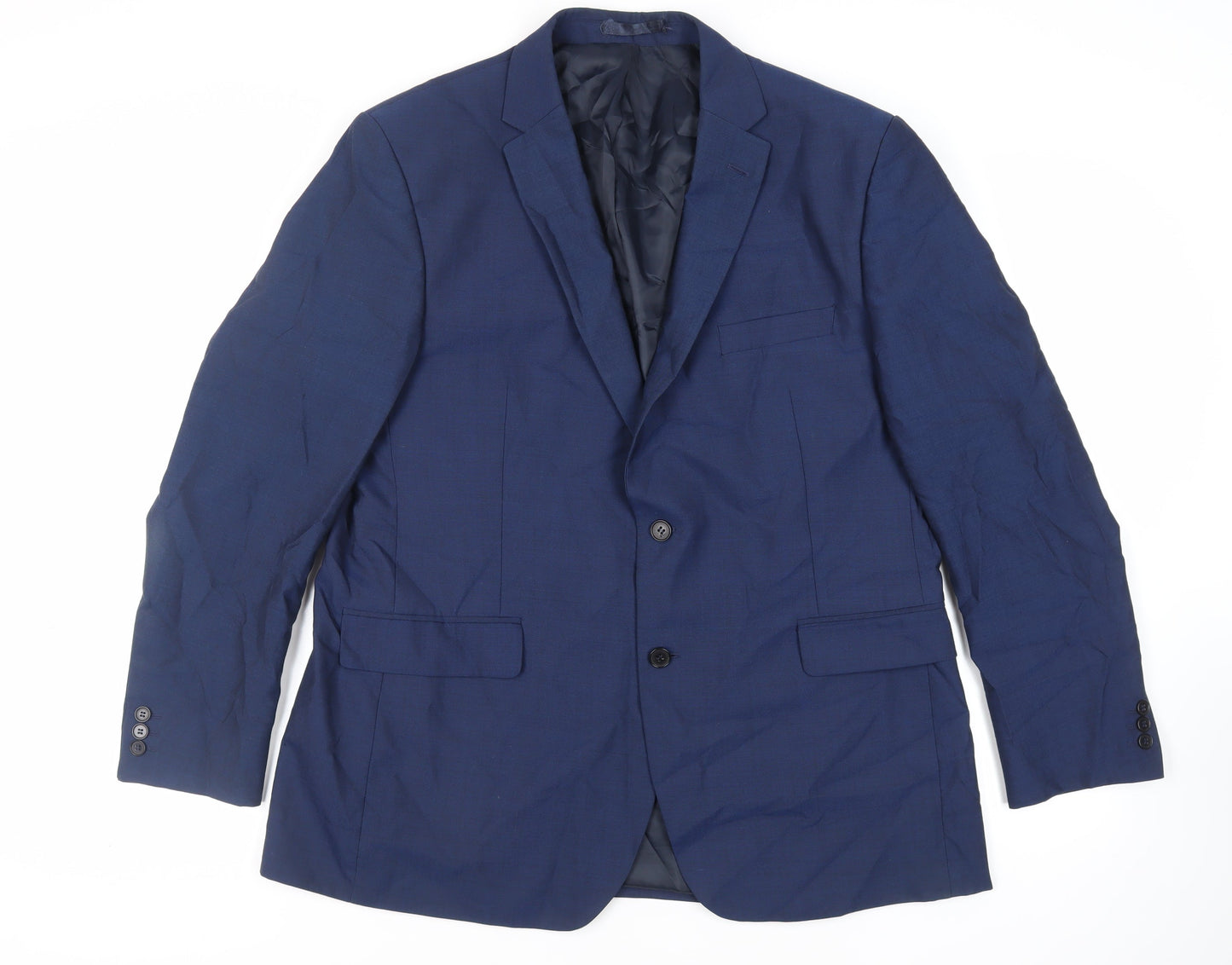 Mens UK Size 46 Debenhams Regular Blue Suit Jacket