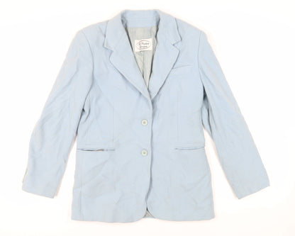 Marchese Coccapani Womens Blue Jacket Blazer Size 12 Button - Vintage