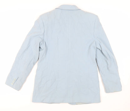 Marchese Coccapani Womens Blue Jacket Blazer Size 12 Button - Vintage