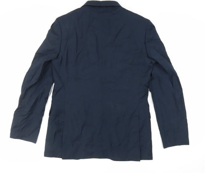 Mens UK Size 38 Marks and Spencer Regular Blue Suit Jacket
