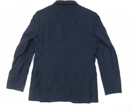 Mens UK Size 38 Marks and Spencer Regular Blue Suit Jacket