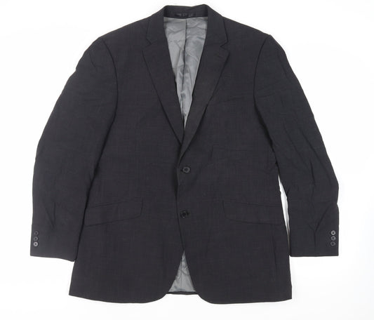 Mens UK Size 42 Tom English Regular Black Suit Jacket