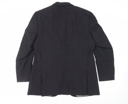 Mens UK Size 42 Tom English Regular Black Suit Jacket