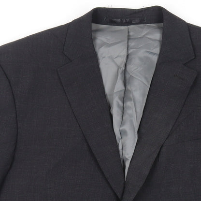 Mens UK Size 42 Tom English Regular Black Suit Jacket