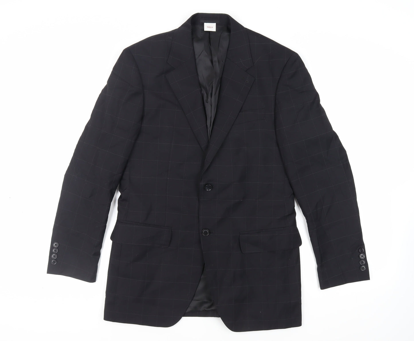 Mens UK Size 38 NEXT Regular Black Suit Jacket