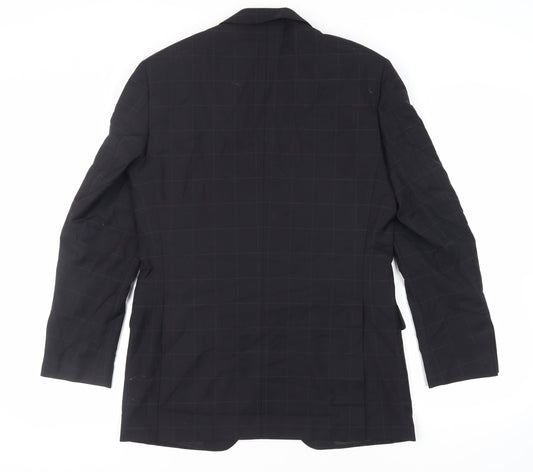 Mens UK Size 38 NEXT Regular Black Suit Jacket