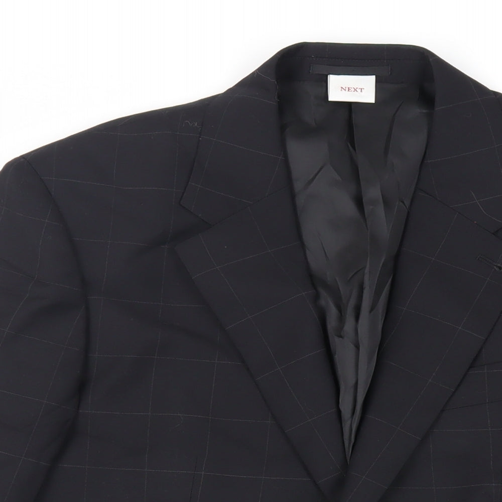 Mens UK Size 38 NEXT Regular Black Suit Jacket
