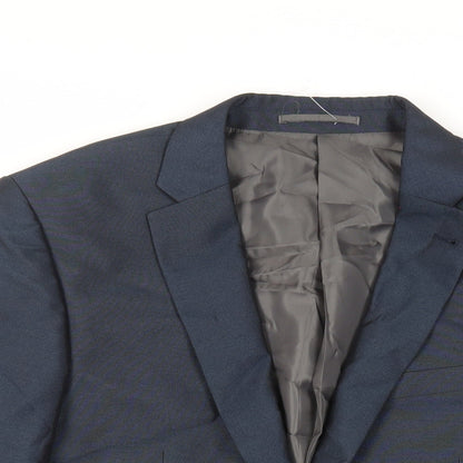 Mens UK Size 42 NEXT Regular Blue Suit Jacket
