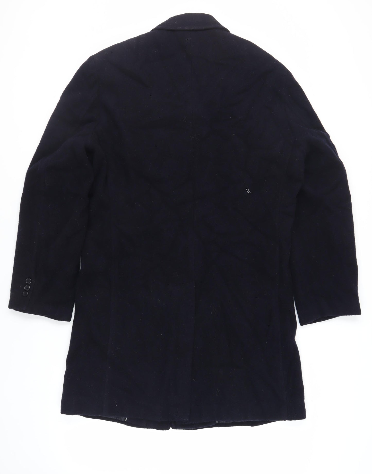 Mens UK Size 40 Bruce & Borough Blue Overcoat